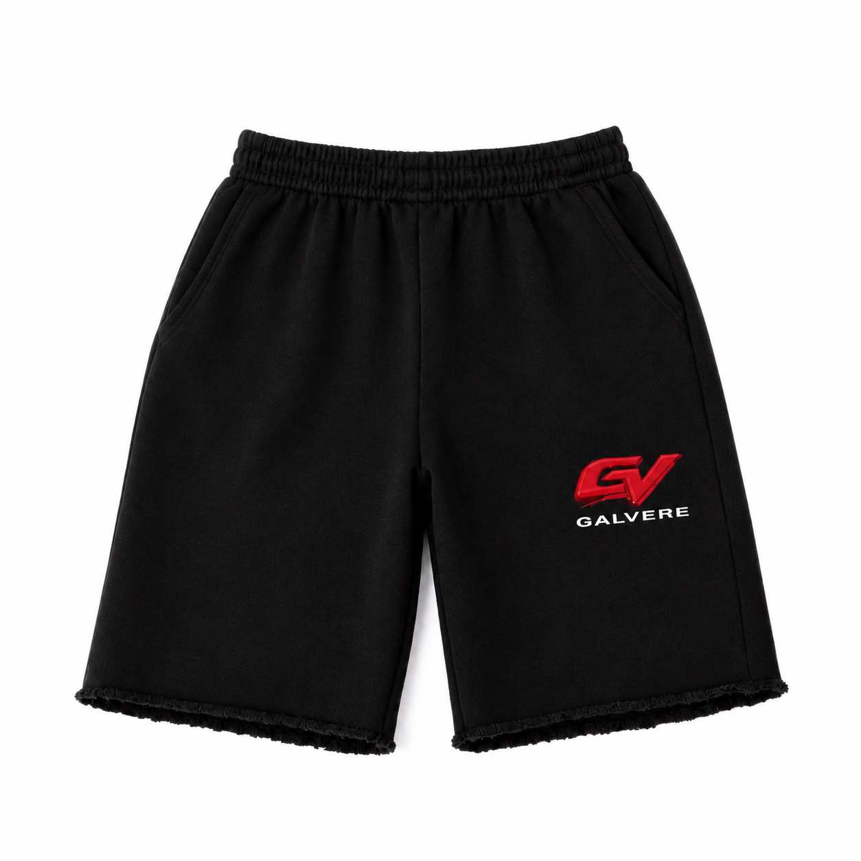 GV 3/4 Shorts - Black & Heather Grey