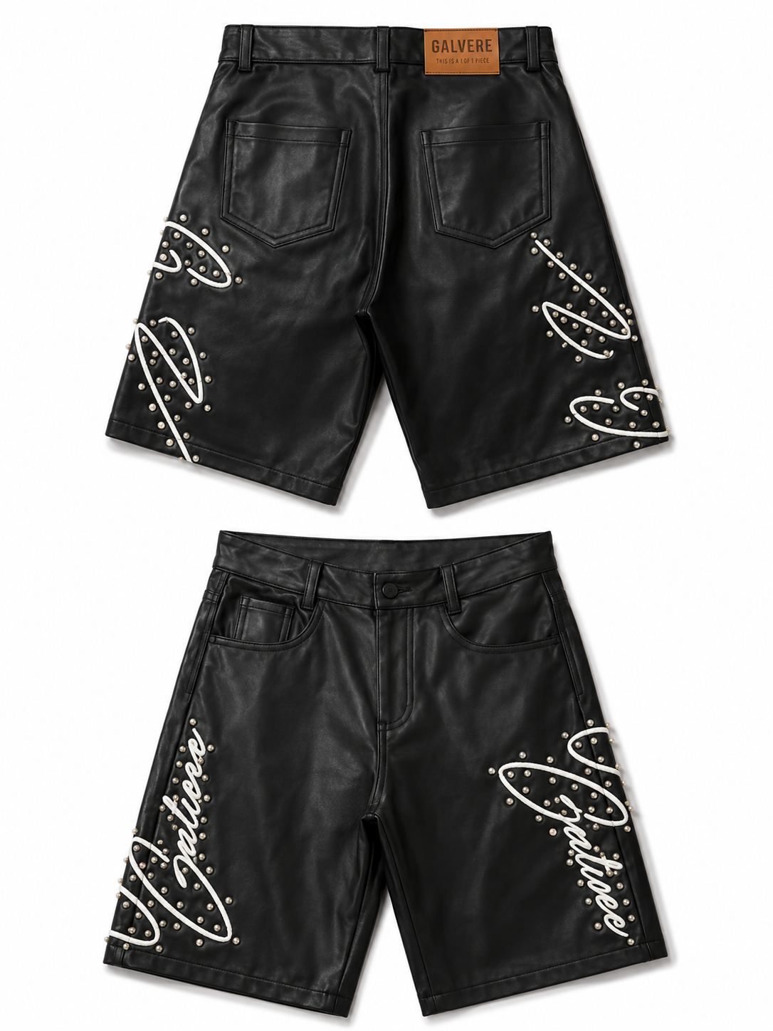 GV Leather Shorts