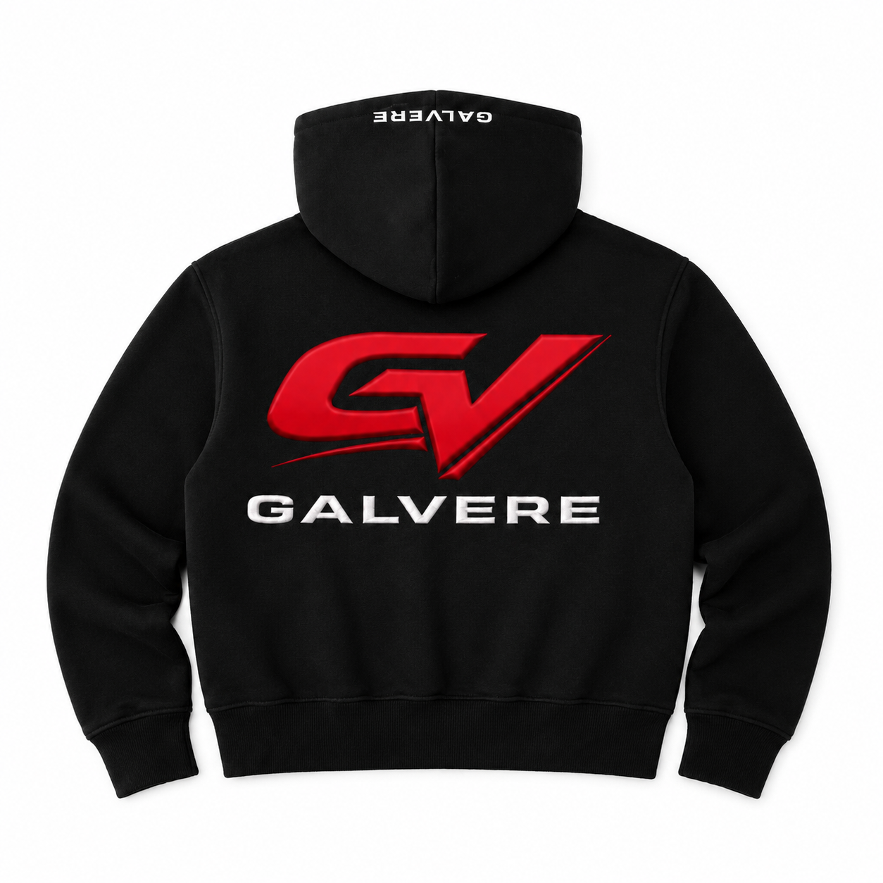 GV Signature Zip Hoodie – Black & Heather Grey