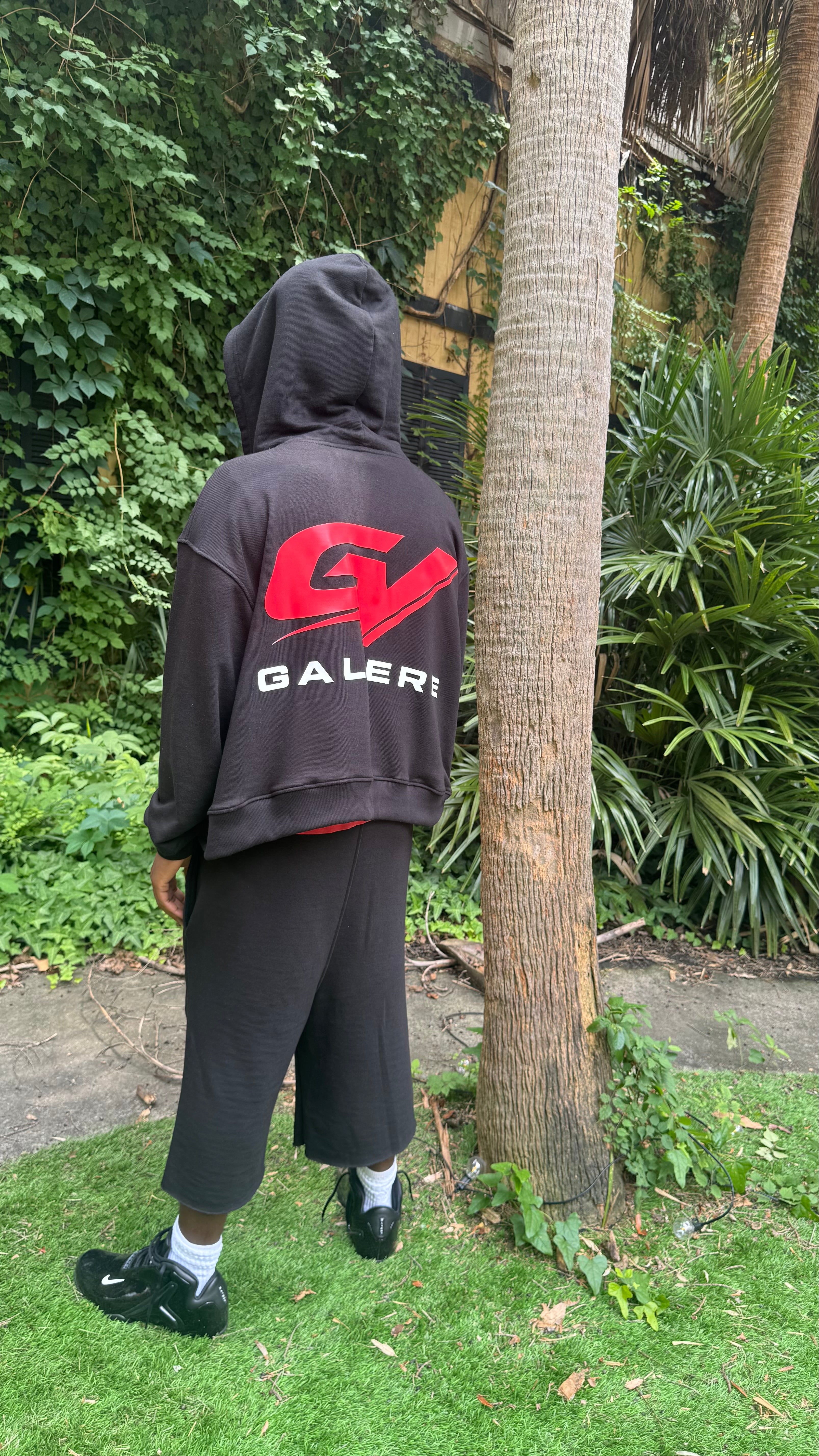 GV Signature Zip Hoodie – Black & Heather Grey