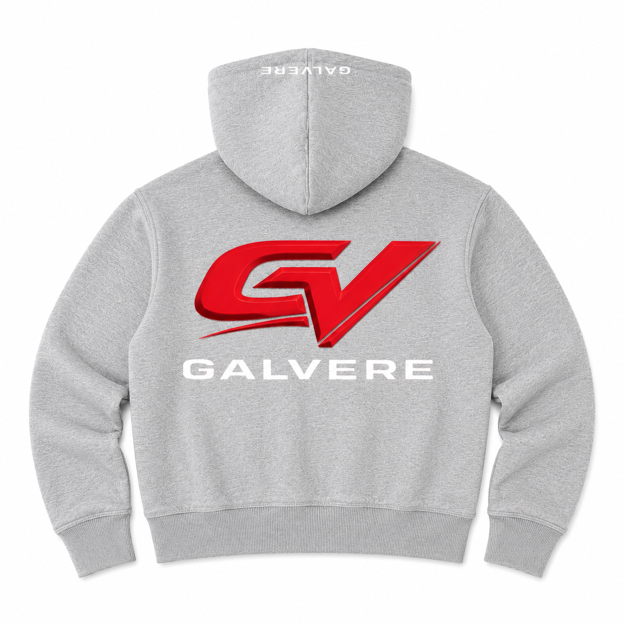 GV Signature Zip Hoodie – Black & Heather Grey